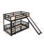 Lit simple superposé avec glissade - Mobilier de chambre polyvalent convertible pour plus de plaisir-1613485835