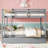 Full Over Full Bunk Bed with 2 Drawers, Ladder, Guardrails, Convertible to 2 Full Beds, Rubber Wood Construction-1147689313