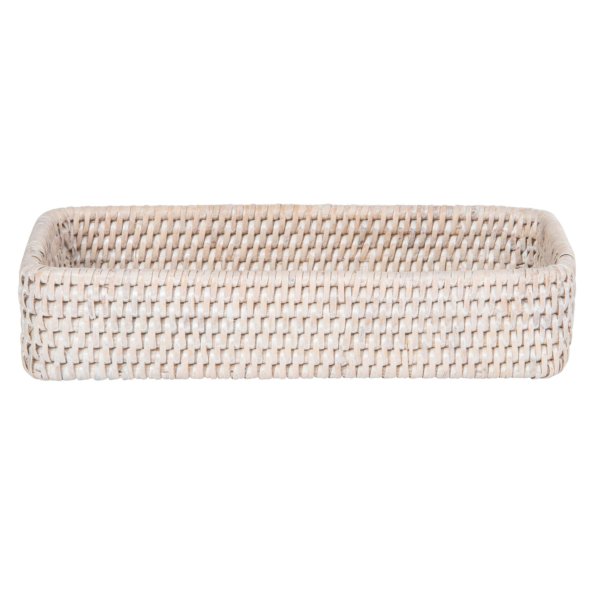 Bay Isle Home™ La Jolla Rattan Vanity & Bathroom Counter Top Tray Wayfair