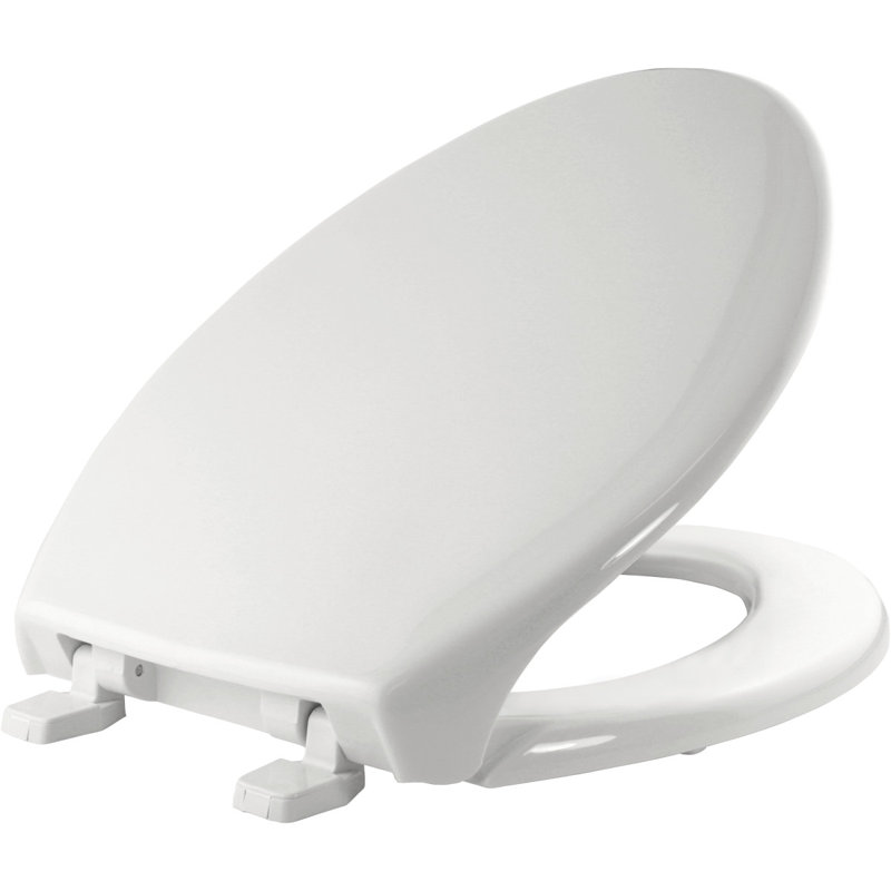 Siège de toilette allongé en plastique
