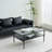 Manzie Glass Top Single Coffee Table-1246402441