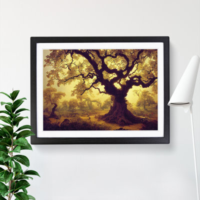 Angelical Oak Tree - Single Picture Frame Print