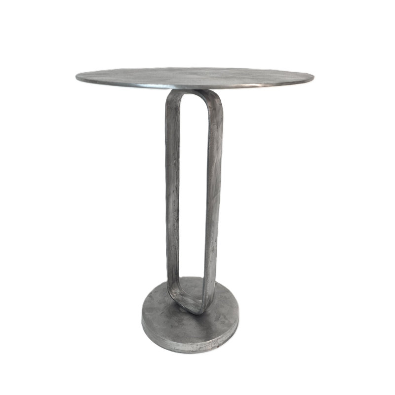 Monoloop/Stanza End Table Silver Antique