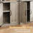68.7" Tall 5-Shelf Bookcase with Storage Cabinet, Wooden Bookshelf with Doors,  Display Cabinet for Living Room, Bedroom, Office-1305199911-1305199904