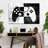 Grunge Game Controller Canvas Print-1164604078