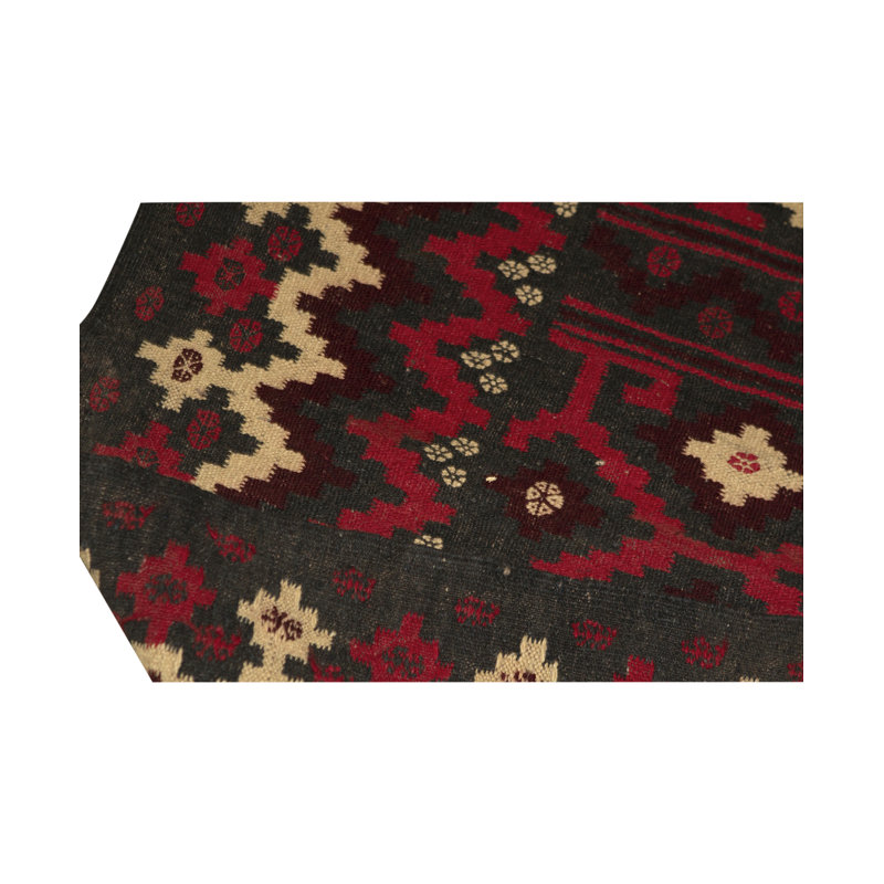 Tapis rouge noué à la main de haute qualité