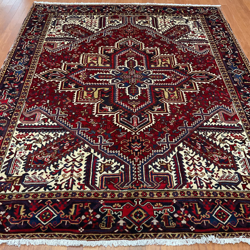 HERAT ORIENTAL Handmade Heriz Wool Rug