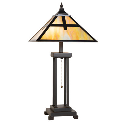26" High Cross Mission Table Lamp