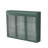 3 Door Arched Wall Mounted Glass Cabinets For Kitchen, Living Room And Bathroom(Dark Green)-62068091