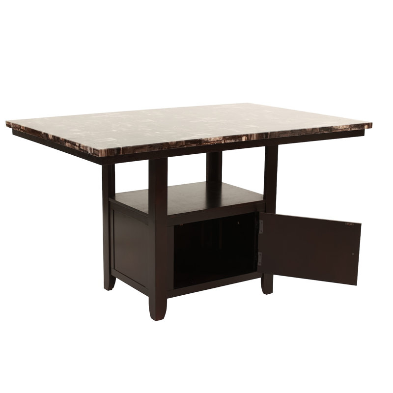 Faux Marble Top Dining Table, Standard (30" Height)