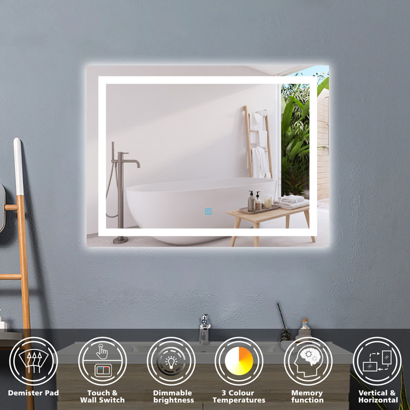 Barrucco Rectangle Mirror, 50cm x 70cm