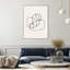 Simple Lines' Framed Canvas-1182161374