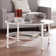 Jordyan Glass Top Coffee Table