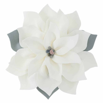 3D Flower Throw Pillow Round Pillow Cushion