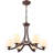 6 - Light Steel Dimmable Chandelier/ Traditional Chandelier-831341949