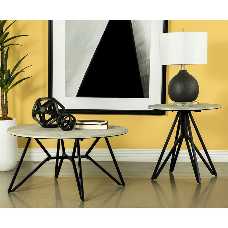 Ensemble de tables basses 2 pièces Amator