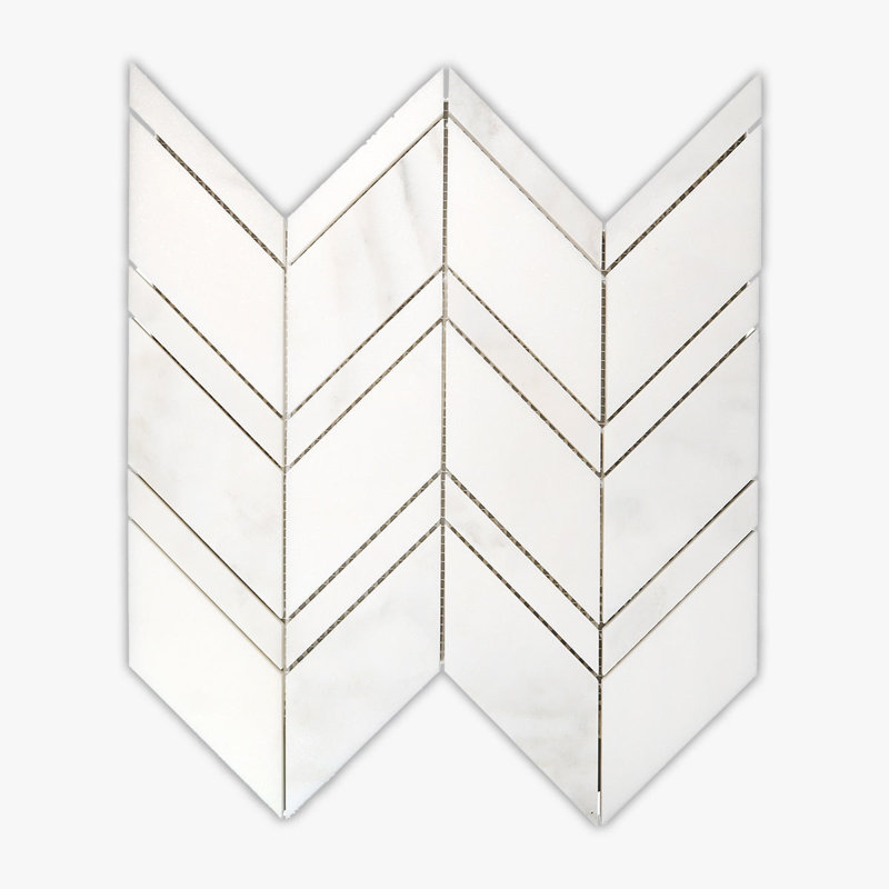 Carreau de marbre 12 po x 14 po Calacatta Royale