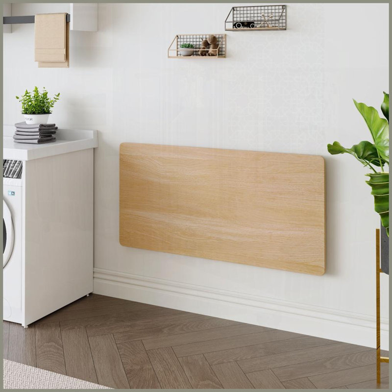Table basse pliante murale peu encombrante pour petits espaces, acier robuste et amp; Facile à installer