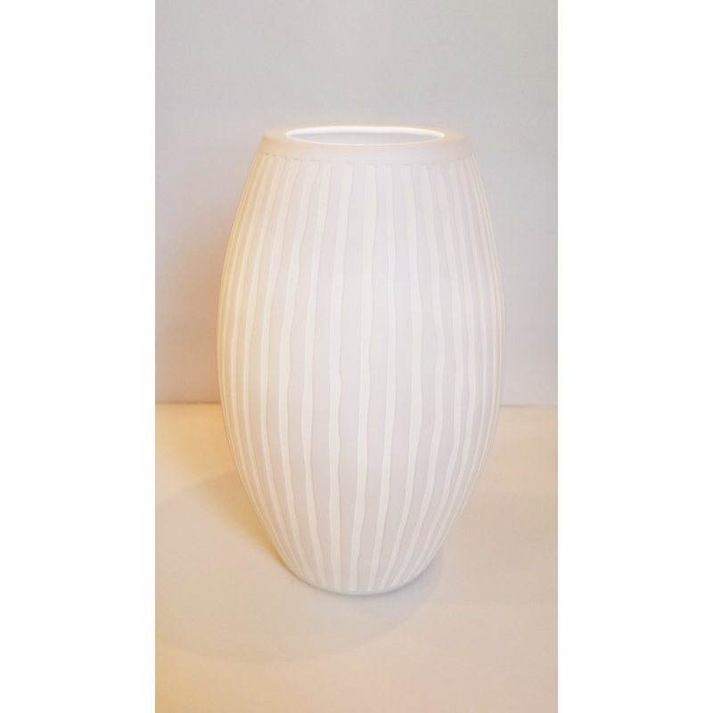Lampe de table blanc cassé 11,75 "Edsall, Cascade