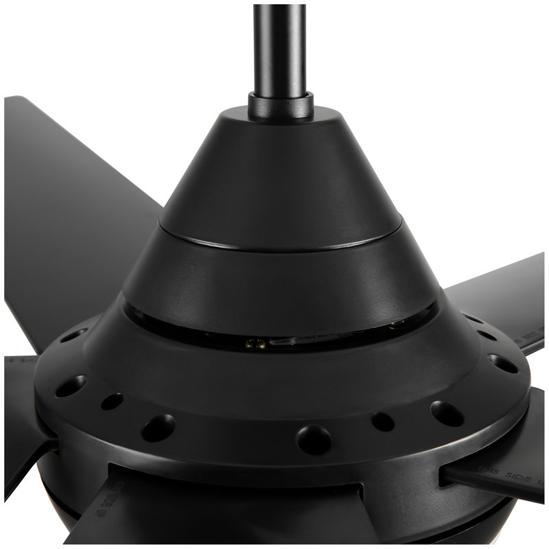 48 In Intergrated LED Ceiling Fan With ABS Blade, Black