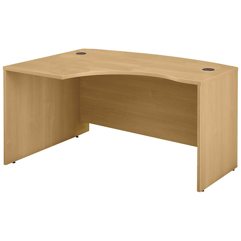 Structure de bureau en coin Series C, Chêne danois / sauge, Gauche