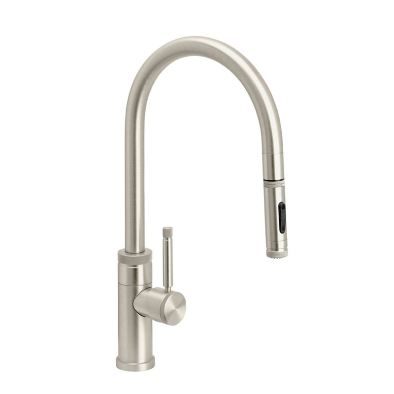 Industrial Plp Pulldown Faucet -Toggle Sprayer, Chardonnay