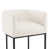 Beige Linen Seat/Black Frame