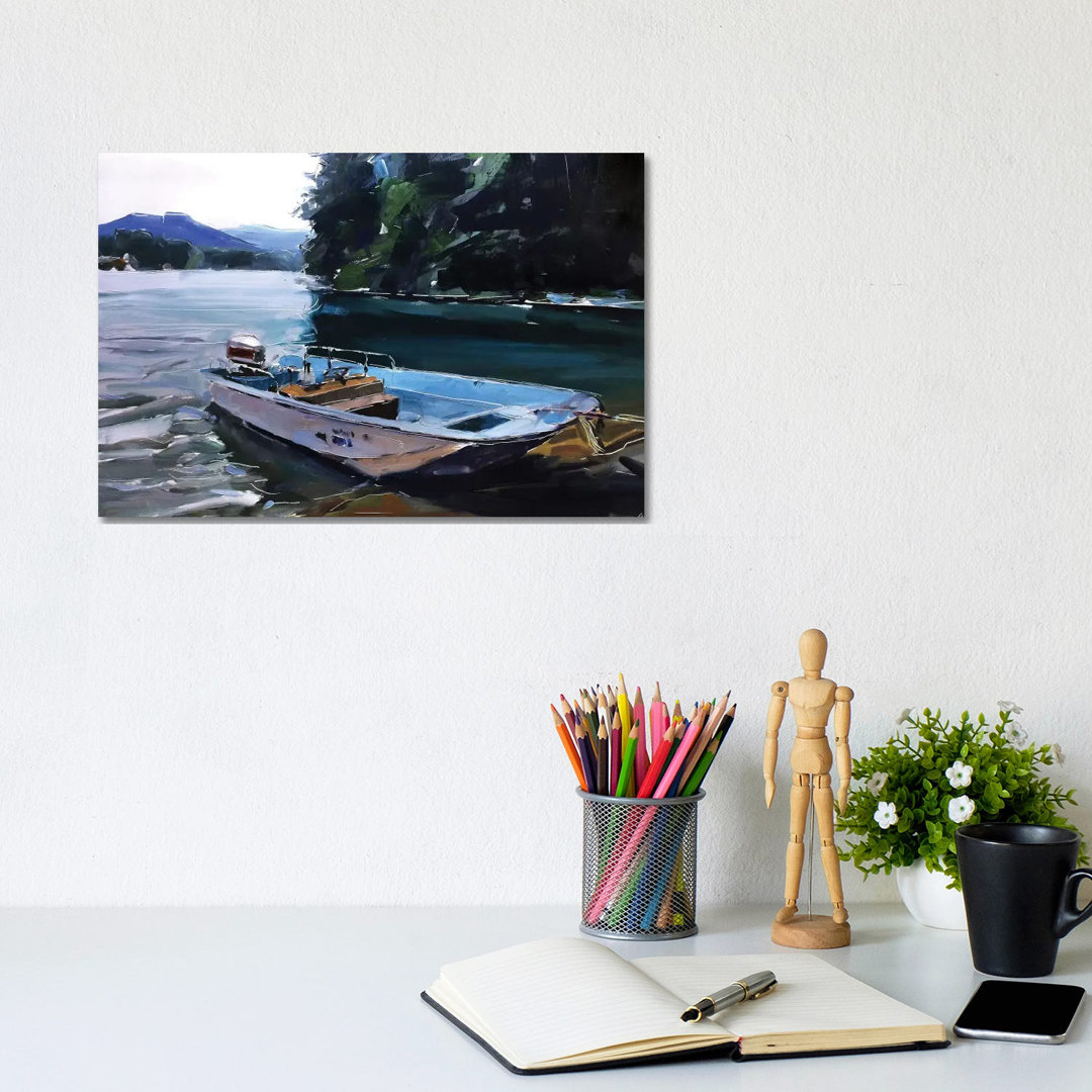 Fishing by David Shingler - Gallery- Giclée on Canvas