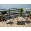 Bistro Set Folding TRAPPETO Black-2048111455