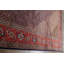 Tapis unique en laine noué à la main Tabriz des années 1940 de 13 pi x 19 pi 4 po rouge / mauve Niyae
