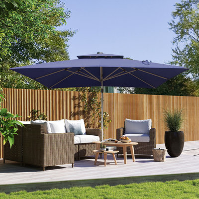 Deraway Rectangular Cantilever Umbrella