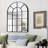 Elaine Arched Window Pane Wall Mirror-1984895680-1988491447