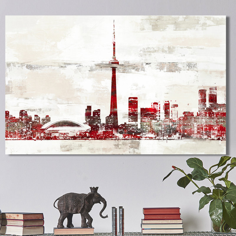 « toronto ii », reproduction d’impression sur toile tendue, H 18 po x l 30 po
