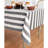 Cabana Stripe - 100% Pure Linen Tablecloth-88683922-88683927