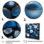 Pierres zen bleu saphir - impressions sur toile Spiritual Stone-2000066601-2000066603