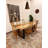 Walnut Solid Wood Dining Table-90971763