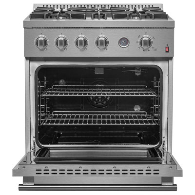 Ensemble de cuisine 2 pièces FORNO Premium - Réfrigérateur à porte française 30 po avec congélateur au bas 30 po Forno Gallipoli