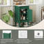 Meuble-lavabo de 18 po avec comptoir en céramique 18 po-473247212