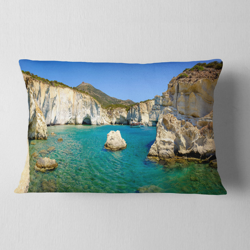 Coussin lombaire panorama water beach