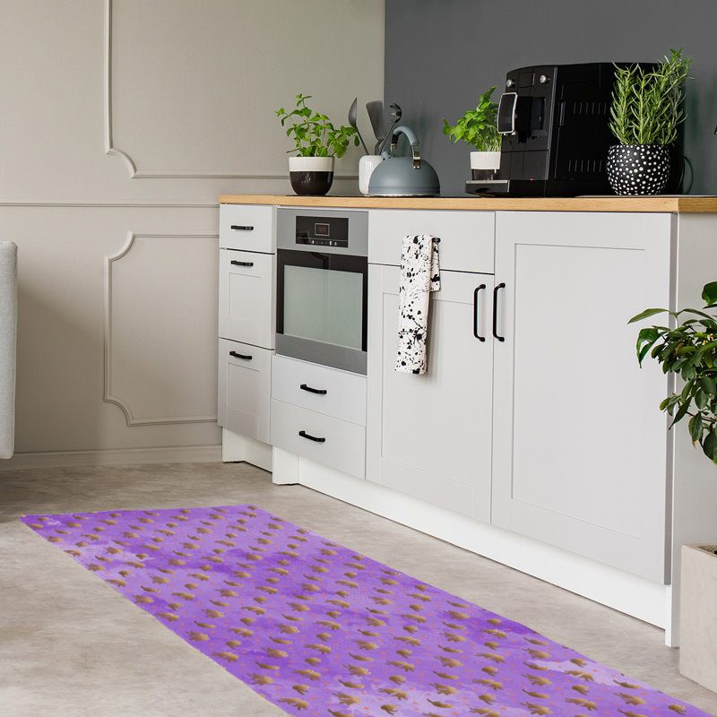 Chenille Toile Indoor Rug, Runner 2'6" x 8'