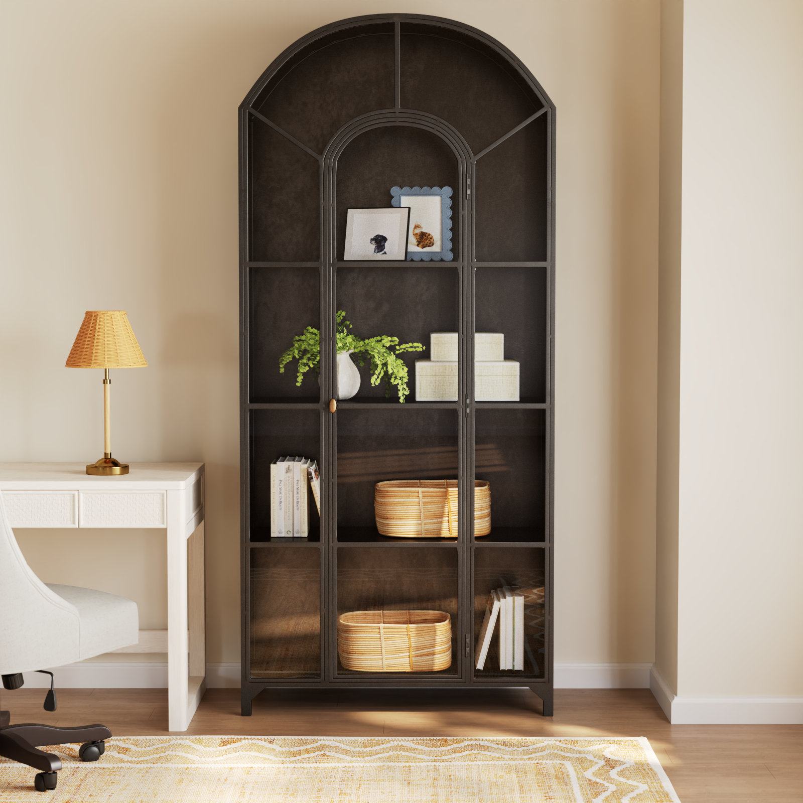Bayline Dining Cabinet, Black