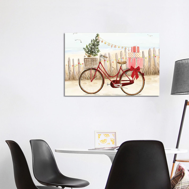 Christmas Coast Collection A by Victoria Borges - Wrapped Canvas Print, 101.6 cm H x 66.04 cm W x 1.91 cm D