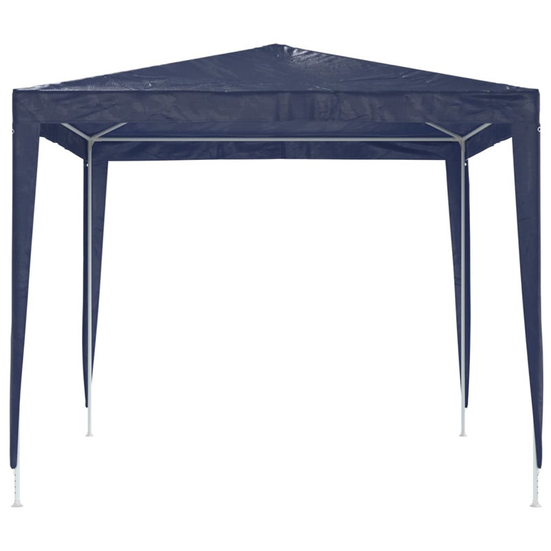 Grande tente de réception d'extérieur en polyéthylène bleu et fer résistante aux rayons UV, Bleu