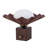 Sadira 9-in Burgundy Table Lamp-485087349
