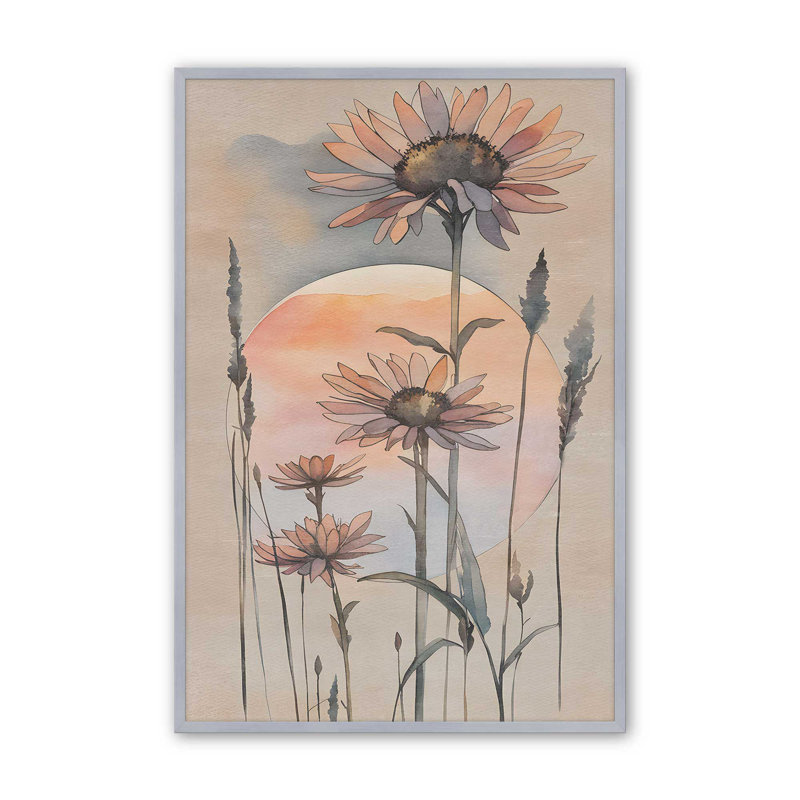 «Blossoms at Dusk», Chrome poli, H 21,25 po x l 17,25 po