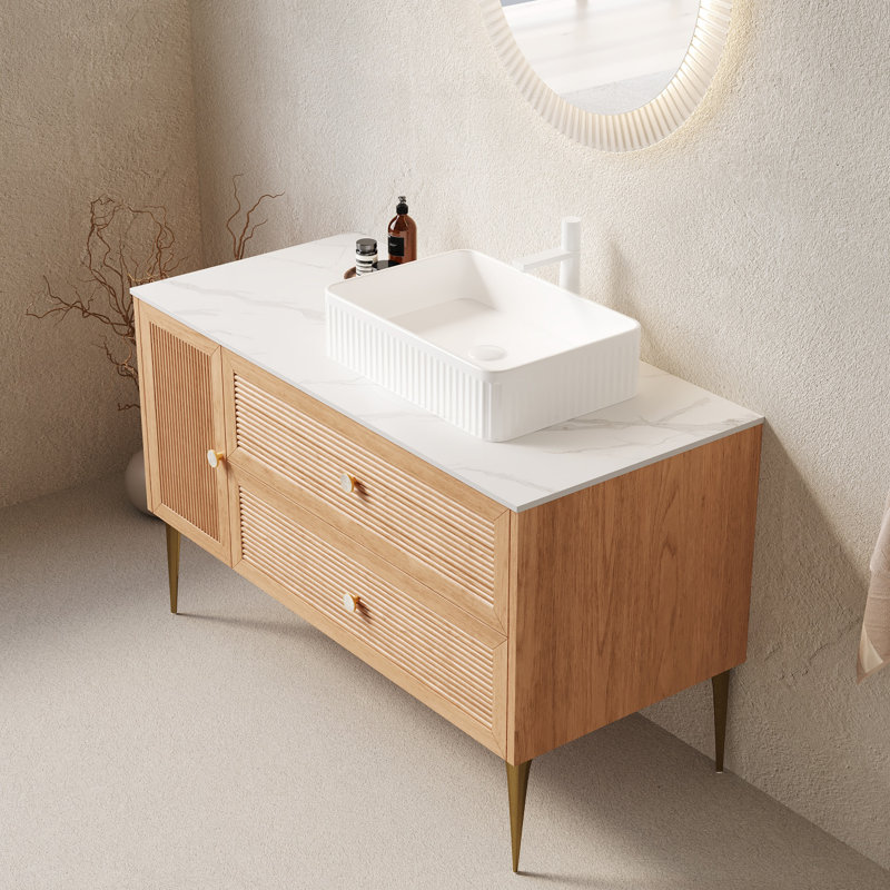 Meuble-lavabo simple 48 po avec comptoir