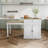 78.74''Solid Wood Kitchen Island with Extendable Dining Table and Storage, Mobile Kitchen Cart with Lockable Wheels-494706263