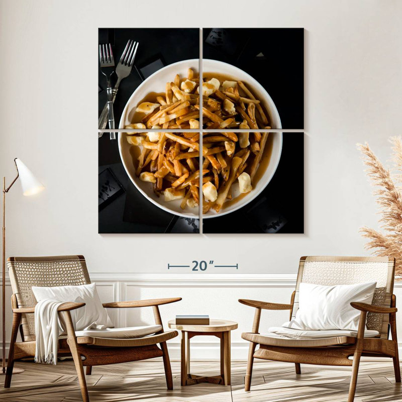 Yarlin Poutine Plate, 57" H x 57" W