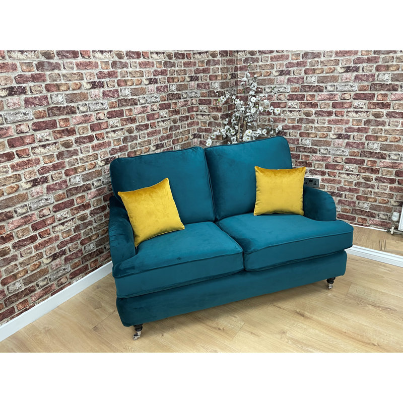Amenia 2 Seater Sofa, New Teal