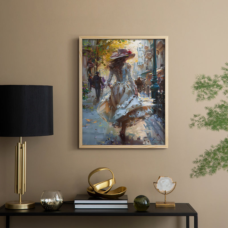 «WOMEN Series DCCXL», reproduction encadrée - bois massif, Naturel, H 11 po x l 9 po